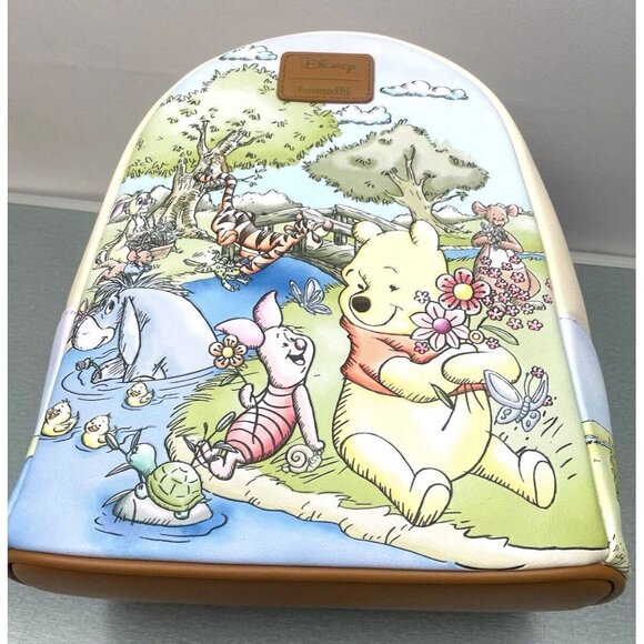 Loungefly Disney Winnie The Pooh Spring Scene Mini Backpack & Wallet Set - Picture 8 of 16